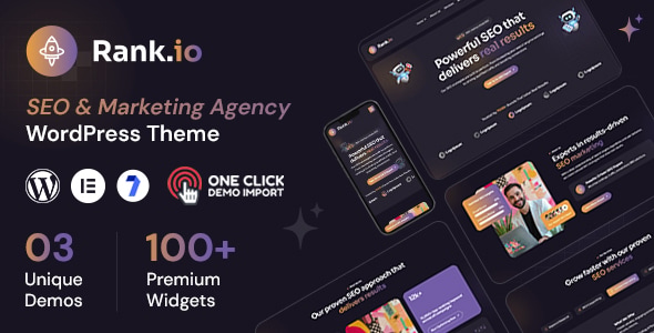 Rankio – SEO  Digital Marketing WordPress Theme