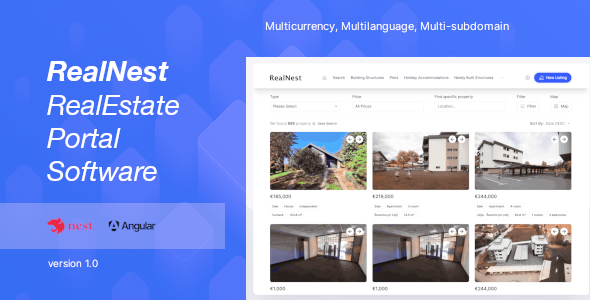 RealNest – RealEstate Portal Software