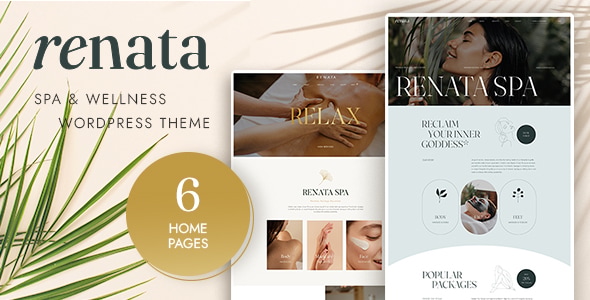 Renata – WordPress Theme for SPA  Wellness