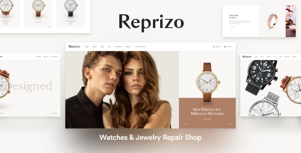 Reprizo – Jewelry  Watch Shop WordPress Theme
