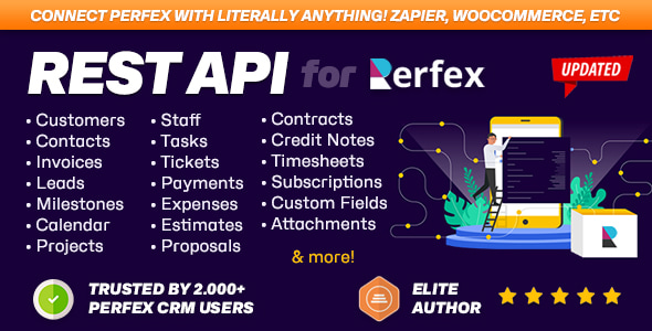 REST API module for Perfex CRM – Connect Apps and Automate Workflows with third party applications