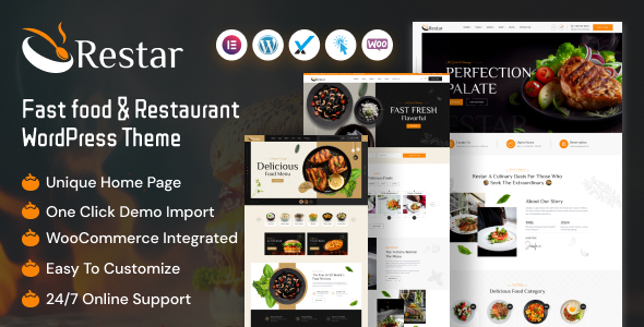 Restar – Fast Food Restaurant WordPress Theme