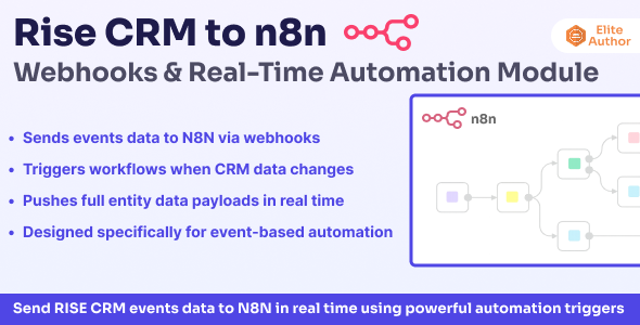 Rise CRM to n8n – Webhooks  Real-Time Automation Plugin