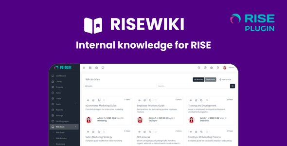 RiseWiki – Internal knowledge for RISE