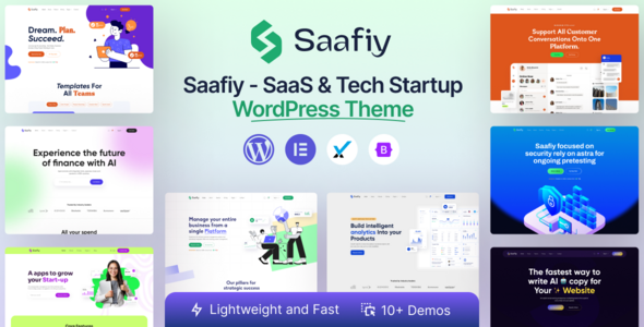 Saafiy – Saas  Tech Startup WordPress Theme
