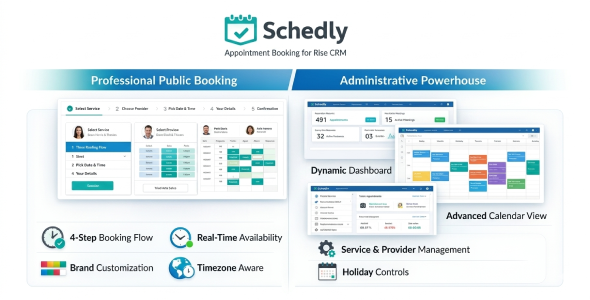 Schedly — Appointment Booking System for Rise CRM