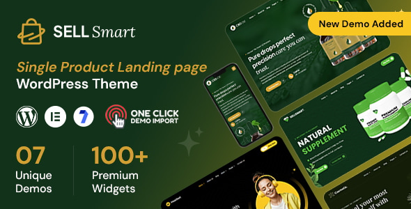 Sellsmart – Single Product Landing Page WordPress Theme