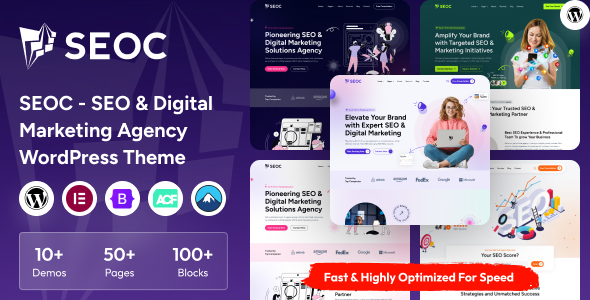 SEOC – SEO  Digital Marketing Agency WordPress Theme