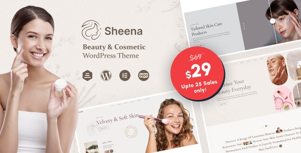 Sheena – Beauty  Cosmetic WooCommerce Theme
