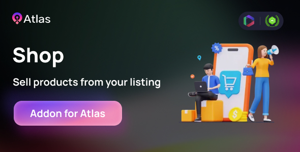 Shop Addon – Atlas Laravel Directory Listing