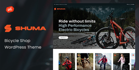 Shuma – Bike Shop WordPress Theme