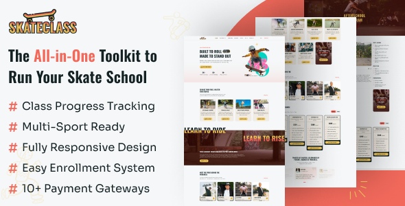 SkateClass – Skating School  Class Management System