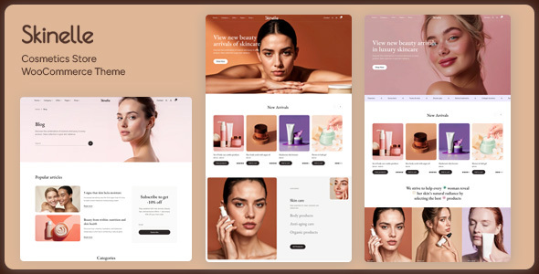 Skinelle – Modern Skincare WooCommerce Theme