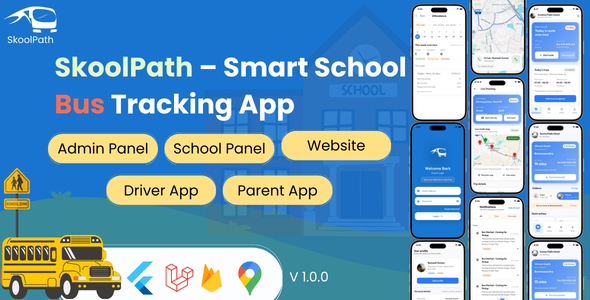 SkoolPath – School Bus GPS Tracking with Driver  Parent Apps