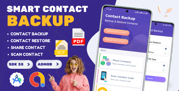 Smart Contact Backup  Restore