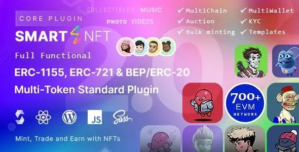 Smart NFT – NFT Marketplace WordPress Plugin
