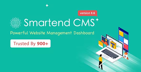 SmartEnd CMS – Laravel Admin Dashboard with Frontend and Restful API