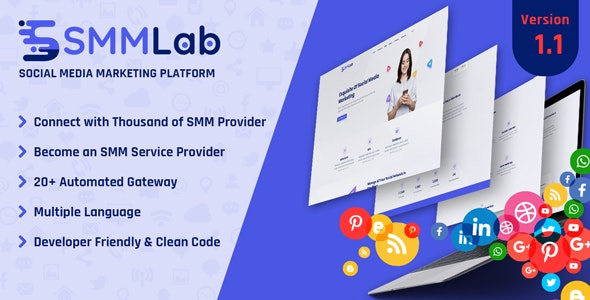 SMMLab – Social Media Marketing SMM Platform