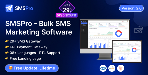 SMSPro – Bulk SMS  Marketing Software