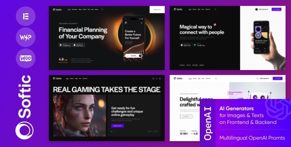 Softic – SaaS Software  Application WordPress Theme