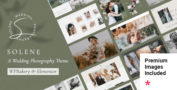 Solene – Wedding Photography WordPress Theme