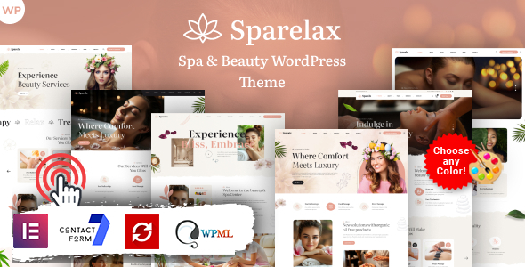 Sparelax – Spa  Beauty WordPress Theme