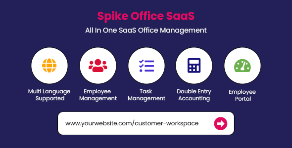 Spike Office SaaS – Multi Tenant Complete Payroll  Office Management System
