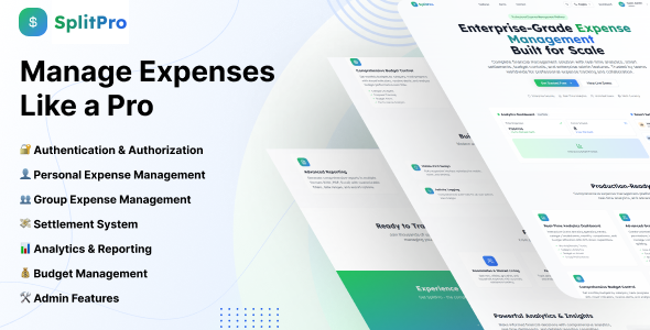 SplitPro: The Complete Expense Management