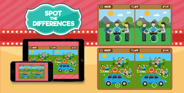 Spot the Differences – HTML5 Game