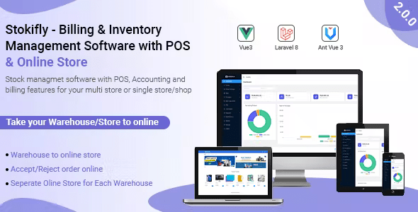 Stockifly – Billing  Inventory Management with POS and Online Shop