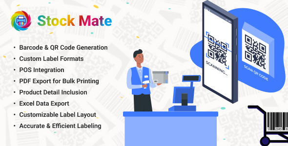 StockMate – Product Label  QR Code Generator Suite