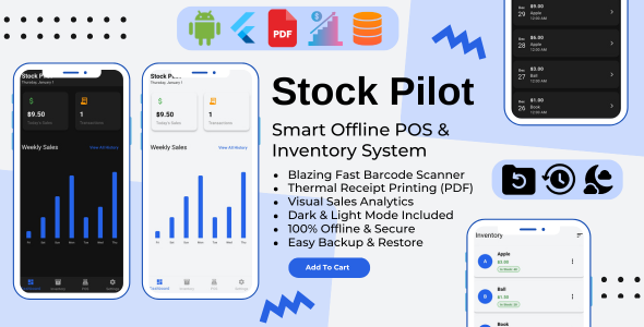 StockPilot – Smart Offline POS and Inventory Management Flutter App