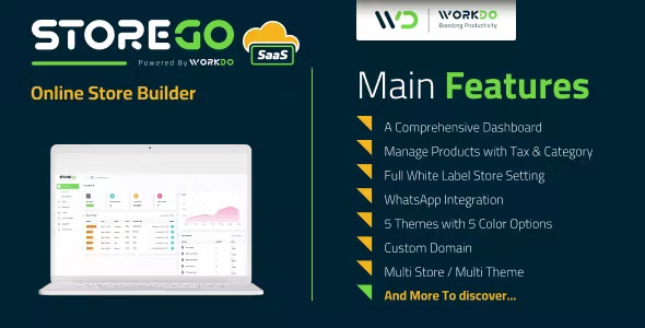 StoreGo SaaS – Online Store Builder