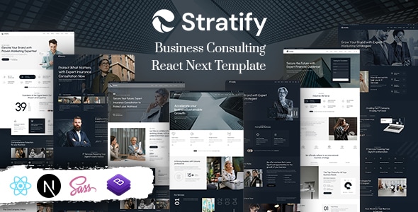 Stratify – Business Consulting React Next Template