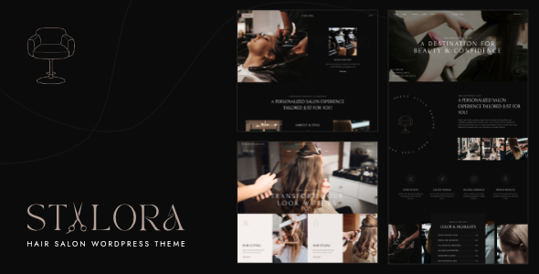 Stylora – Hair Salon  Hairdresser WordPress Theme