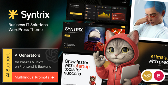 Syntrix – Business IT Solutions WordPress Theme