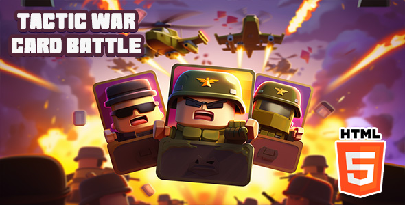 Tactic War Card Battle – Premium HTML5 Game – C3P