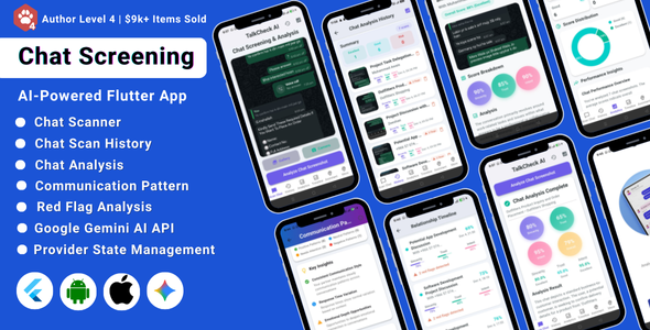 TalkCheck AI – AI-Powered Chat Screening  Relationship Analysis Flutter App