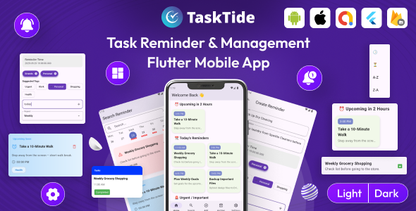 Task Reminder – Task Management Flutter Mobile App