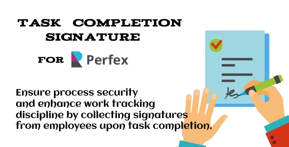 Task Signature Module – Perfex CRM