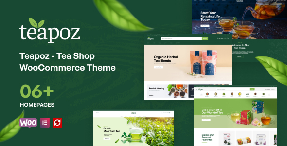 Teapoz – Tea Shop WooCommerce Theme