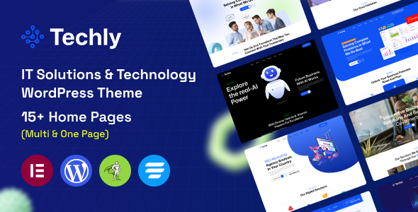 Techly – IT Solutions  Technology WordPress Theme