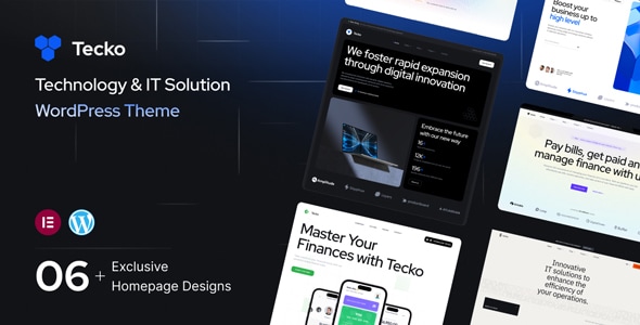 Tecko | Technology  IT Solution WP Theme