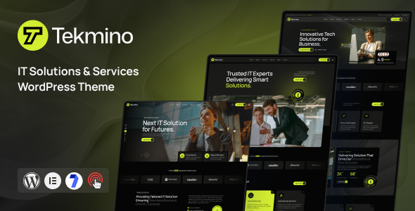 Tekmino – IT Solutions  Services WordPress Theme