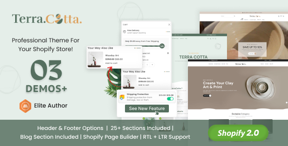 Terracotta – Ceramics  Pottery Decor Shopify Theme