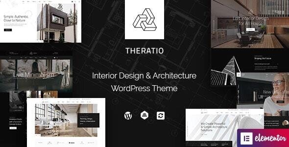 Theratio – Architecture  Interior Design Elementor WordPress Theme