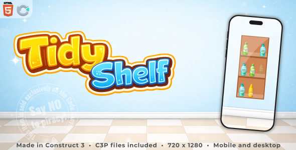 TidyShelf – HTML5 Casual game