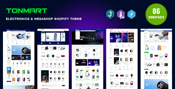 Tonmart – Electronics  Multi-Purpose Shopify Theme