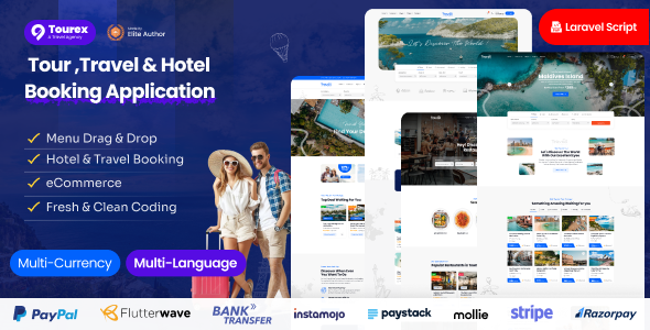 Tourex – Travel Agency  Hotel Booking Solution