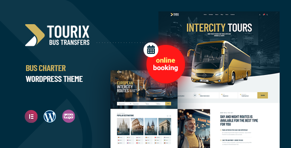 Tourix – Bus Charter WordPress Theme